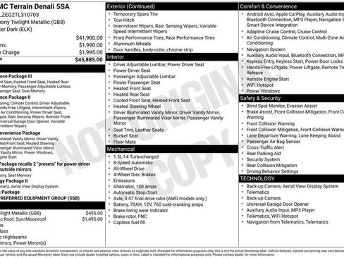 New 2026 GMC Terrain Denali AWD/4WD image 25
