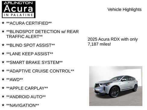 Certified 2025 Acura RDX A-Spec image 7