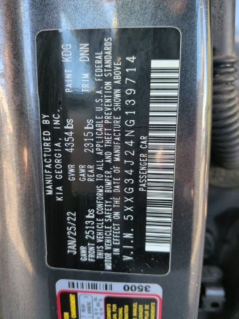 Used 2022 Kia K5 EX w/ EX Premium Package FWD image 33