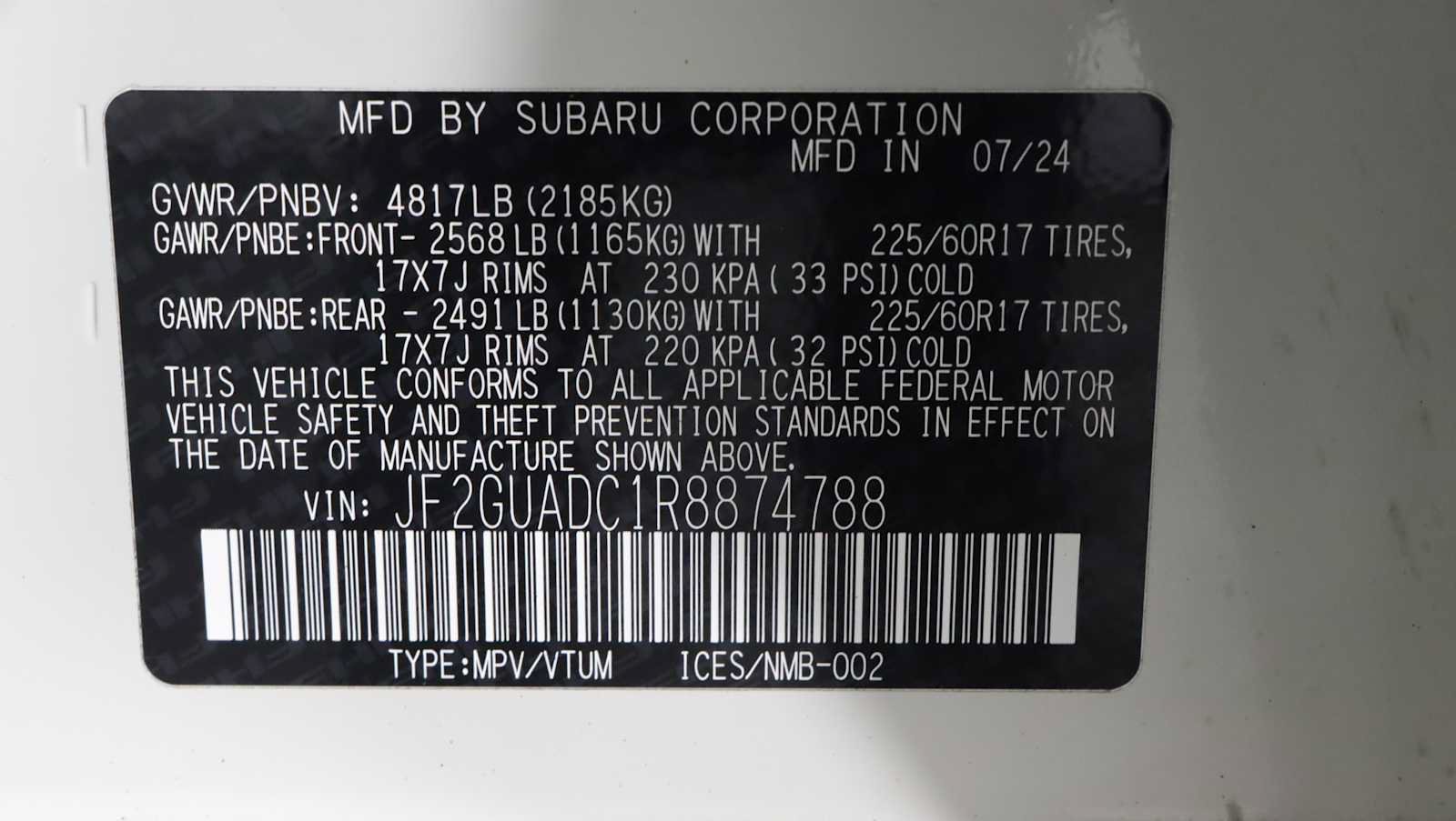 Used 2024 Subaru Crosstrek 2.0i Premium AWD/4WD image 27