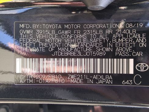 Used 2020 Toyota Corolla LE FWD image 28