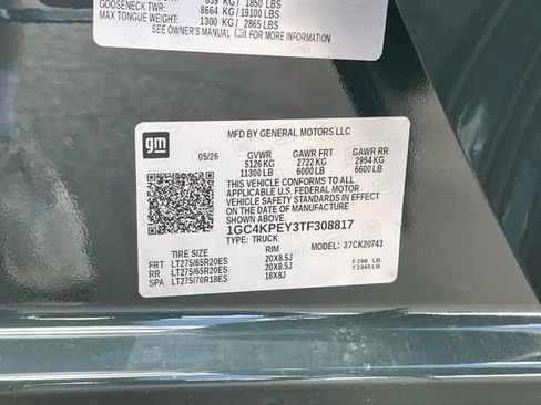 New 2026 Chevrolet Silverado 2500 LTZ w/ LTZ Plus Package AWD/4WD image 28