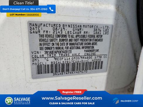 Used 2019 Nissan Sentra SV FWD image 16