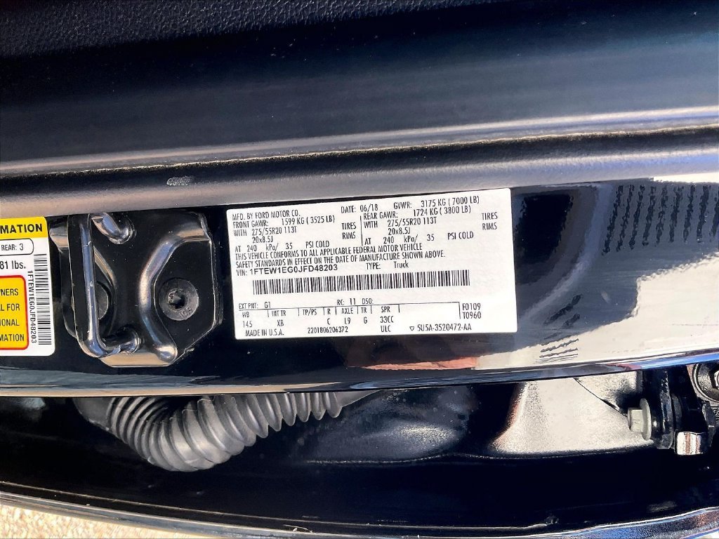 Used 2018 Ford F150 XLT w/ Equipment Group 302A Luxury AWD/4WD image 33