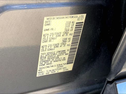 Used 2017 Nissan Murano Platinum w/ Platinum Technology Package image 34