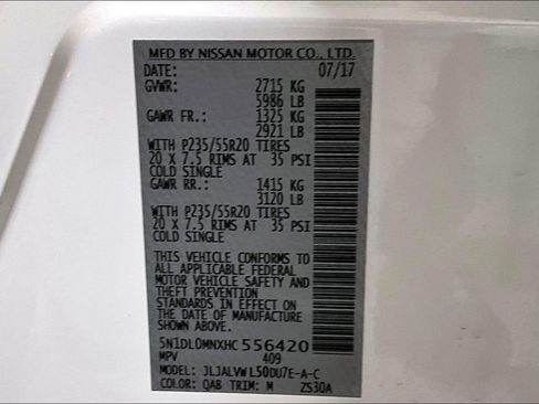 Used 2017 INFINITI QX60 FWD w/ Deluxe Technology Package image 33