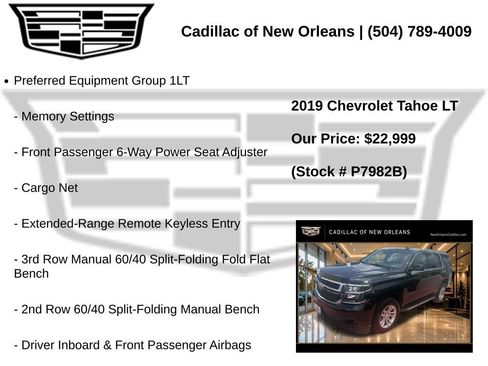 Used 2019 Chevrolet Tahoe LT AWD/4WD image 6