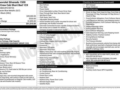 Used 2023 Chevrolet Silverado 1500 Custom image 50