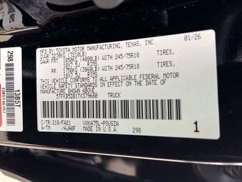 New 2026 Toyota Tundra SR image 27