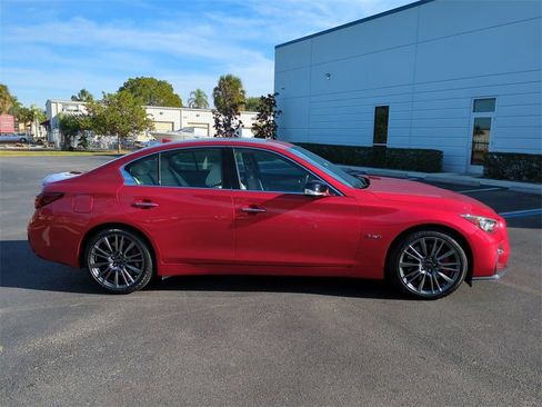 Used 2020 INFINITI Q50 Red Sport 400 w/ Carbon Fiber Package image 3