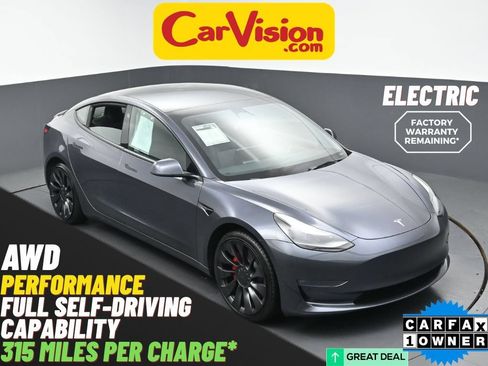 Used 2023 Tesla Model 3 Performance AWD/4WD image 1