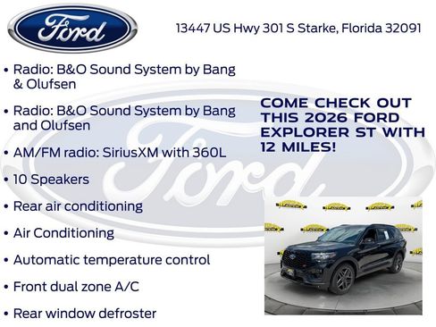 New 2026 Ford Explorer ST w/ Sun And Sound Package AWD/4WD image 25