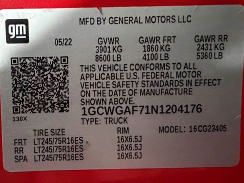 Used 2022 Chevrolet Express 2500 w/ Driver Convenience Package image 41