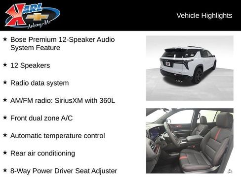 New 2026 Chevrolet Traverse RS image 3