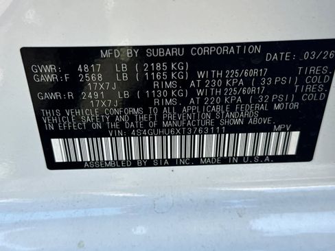 New 2026 Subaru Crosstrek 2.5i Wilderness AWD/4WD image 32