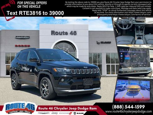 Used 2024 Jeep Compass Limited w/ Sun and Sound Group AWD/4WD image 1