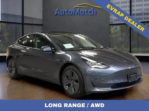 Used 2022 Tesla Model 3 Long Range AWD/4WD image 1
