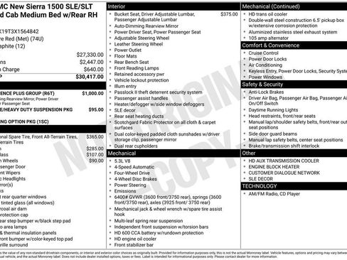 Used 1999 GMC Sierra 1500 SLE w/ Convenience Plus Group image 25