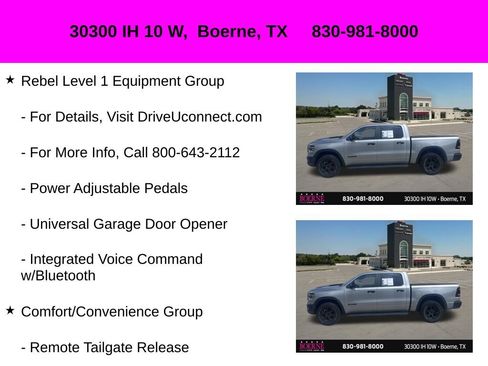 Used 2023 RAM 1500 Rebel w/ Rebel Level 1 Equipment Group AWD/4WD image 20