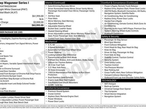 Used 2022 Jeep Wagoneer Series I image 5