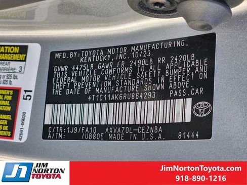 Used 2024 Toyota Camry LE image 33