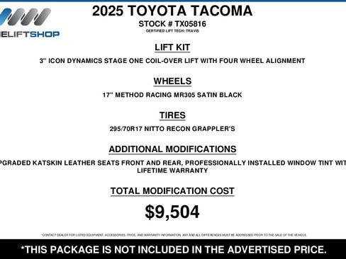 Used 2025 Toyota Tacoma SR5 image 2