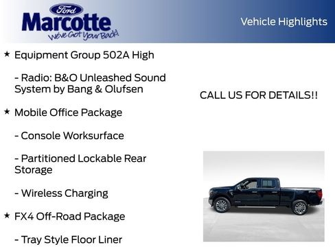Certified 2024 Ford F150 Lariat w/ Equipment Group 502A High AWD/4WD image 12