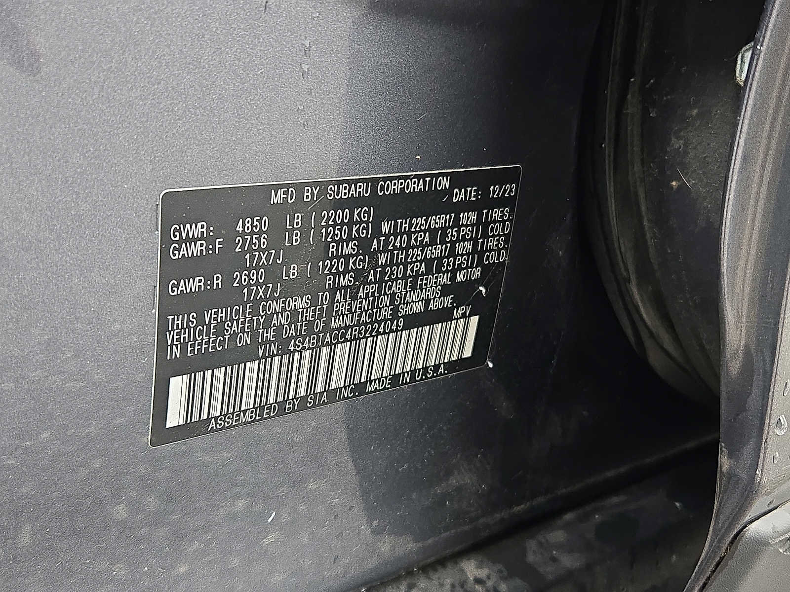 Used 2024 Subaru Outback Premium AWD/4WD image 26