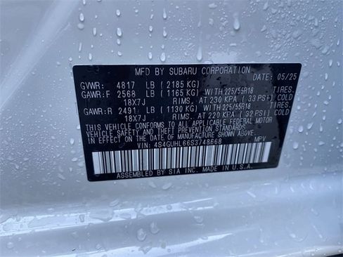 Certified 2025 Subaru Crosstrek 2.5i Limited w/ Popular Package #3A image 28