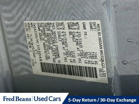 Used 2023 Nissan Murano Platinum w/ Cargo Package image 35