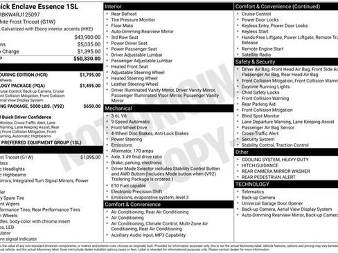 Certified 2024 Buick Enclave Essence w/ Sport Touring Edition FWD image 38