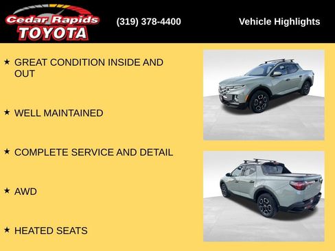 Used 2022 Hyundai Santa Cruz SEL w/ Activity Package image 8