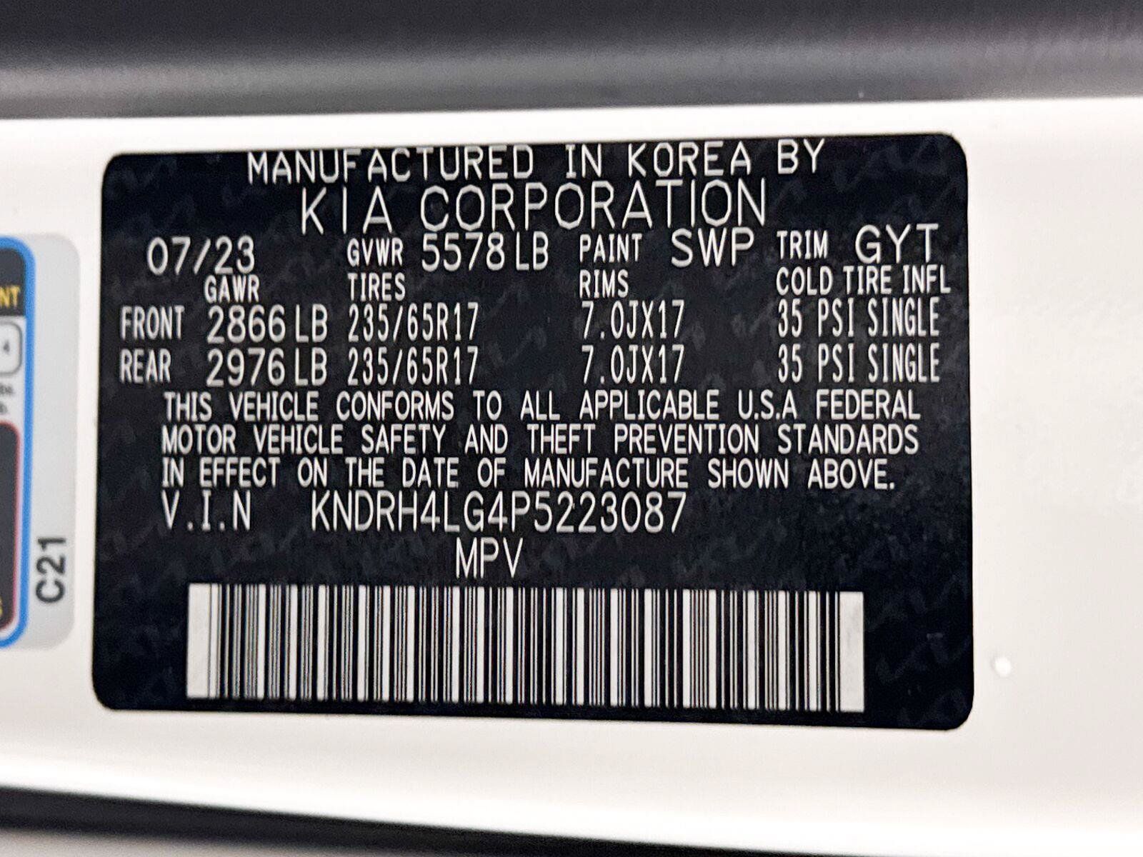 Used 2023 Kia Sorento EX w/ Panoramic Sunroof Package FWD image 42