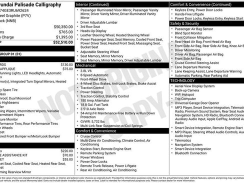 Used 2024 Hyundai Palisade Calligraphy FWD image 24
