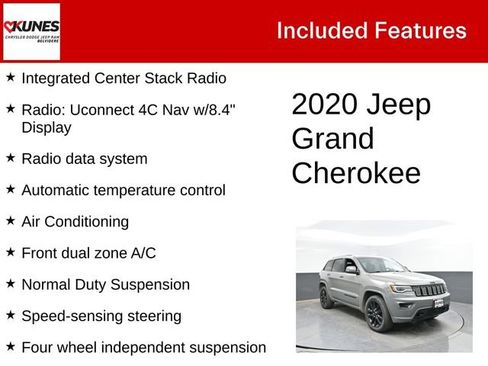 Used 2020 Jeep Grand Cherokee Altitude AWD/4WD image 4