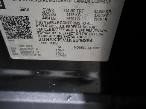 Used 2019 Chevrolet Equinox LT w/ LPO, Cargo Package FWD image 45