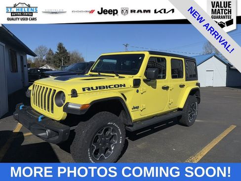 Used 2023 Jeep Wrangler Unlimited Rubicon 4xe w/ Steel Bumper Group image 1