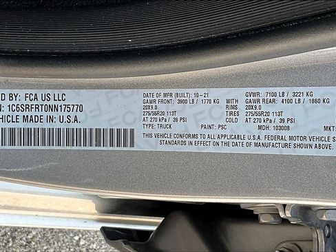 Used 2022 RAM 1500 Laramie w/ Sport Appearance Package image 16