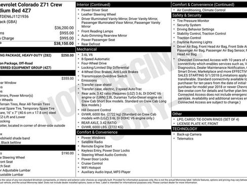 Used 2018 Chevrolet Colorado Z71 image 43