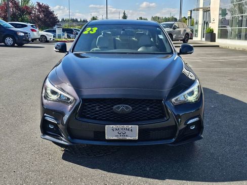Used 2023 INFINITI Q50 Red Sport 400 w/ Black Opal Edition AWD/4WD image 2
