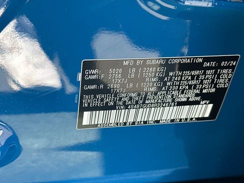 Used 2024 Subaru Outback Wilderness AWD/4WD image 34