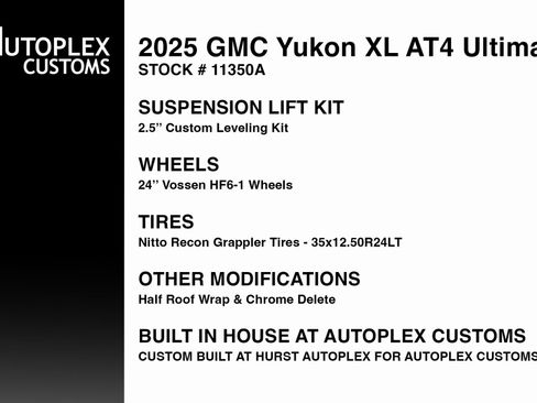 Used 2025 GMC Yukon XL AT4 Ultimate image 2