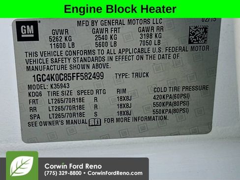 Used 2015 Chevrolet Silverado 3500 LTZ w/ Duramax Plus Package image 32