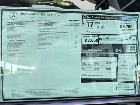 New 2026 Mercedes-Benz GLE 63 AMG S image 39