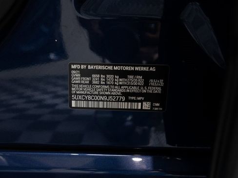 Used 2022 BMW X6 M50i w/ Executive Package image 43