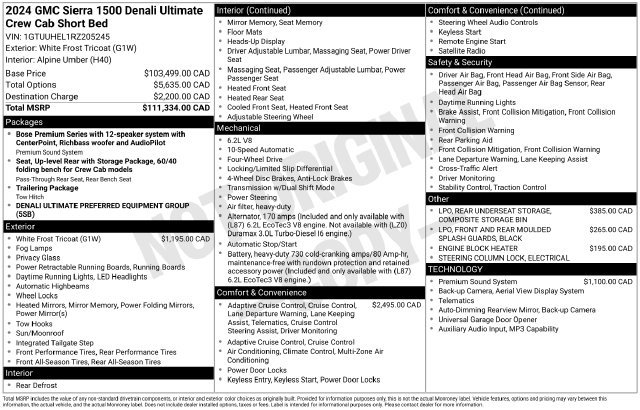 Used 2024 GMC Sierra 1500 Denali Ultimate AWD/4WD image 19
