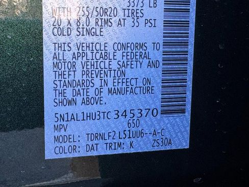 New 2026 INFINITI QX60 Autograph w/ Dark Cargo Package image 17