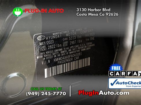 Used 2023 Hyundai Ioniq 6 SEL w/ Cargo Package image 7