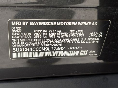 Certified 2022 BMW X5 sDrive40i w/ Luxury Seating Package image 23