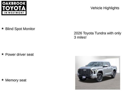 New 2026 Toyota Tundra Platinum image 7